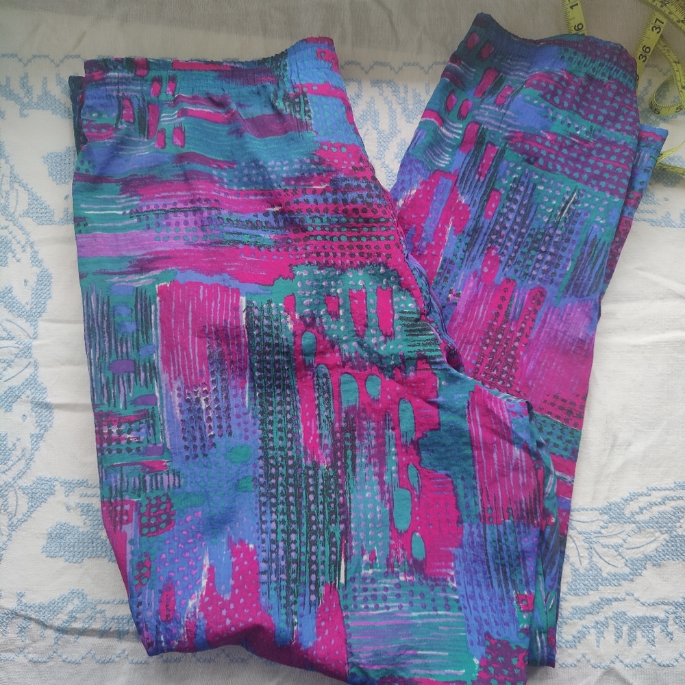 Vintage Reebok Track Pants Nylon w/ Drawstring - Picture 12 of 12